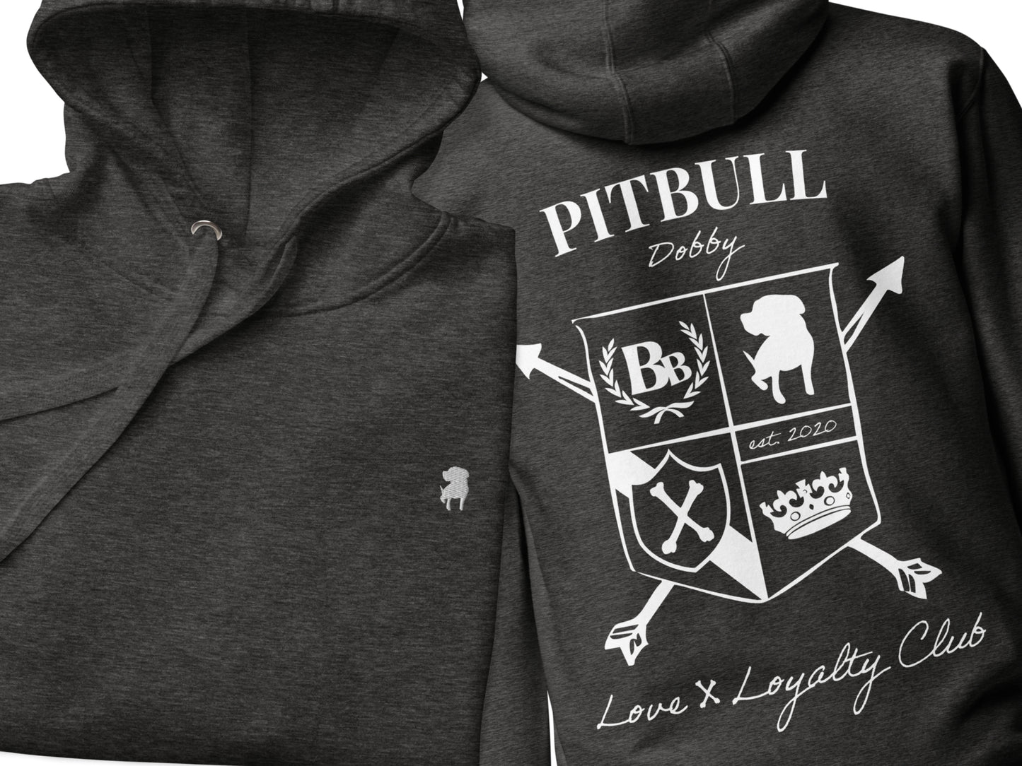 Pitbull Custom Crest Hoodie