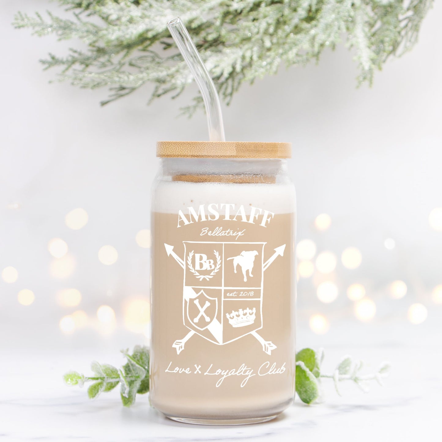 AmStaff Glass Can 16oz
