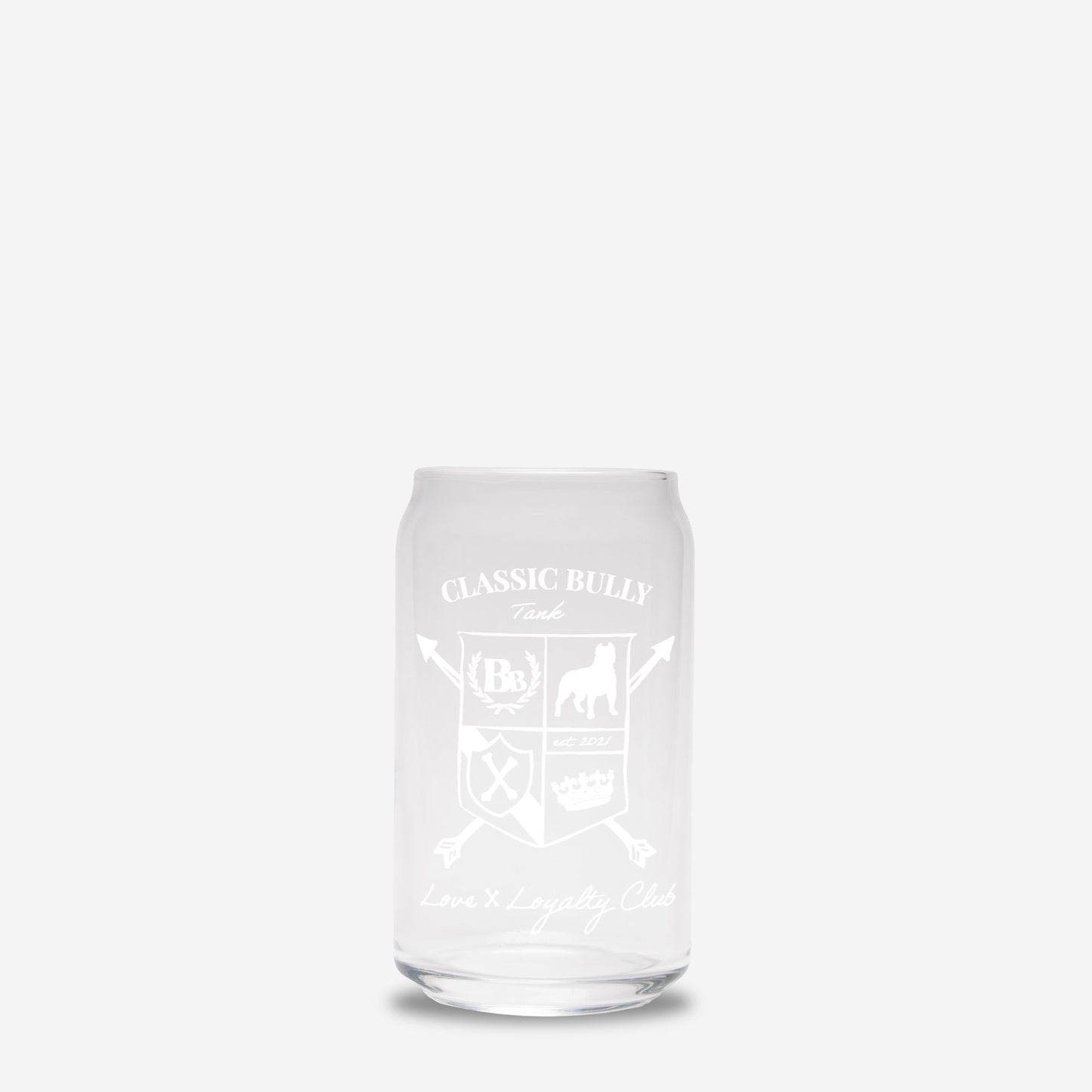 Classic Bully Glass Can 16oz