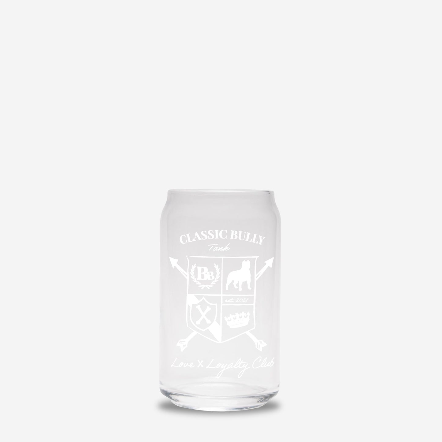 Classic Bully Glass Can 16oz