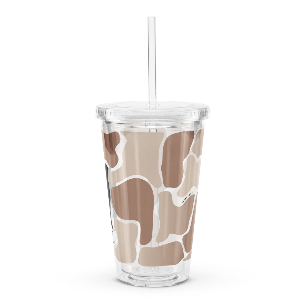 Boerboel Caramel Camo Tumbler & Straw