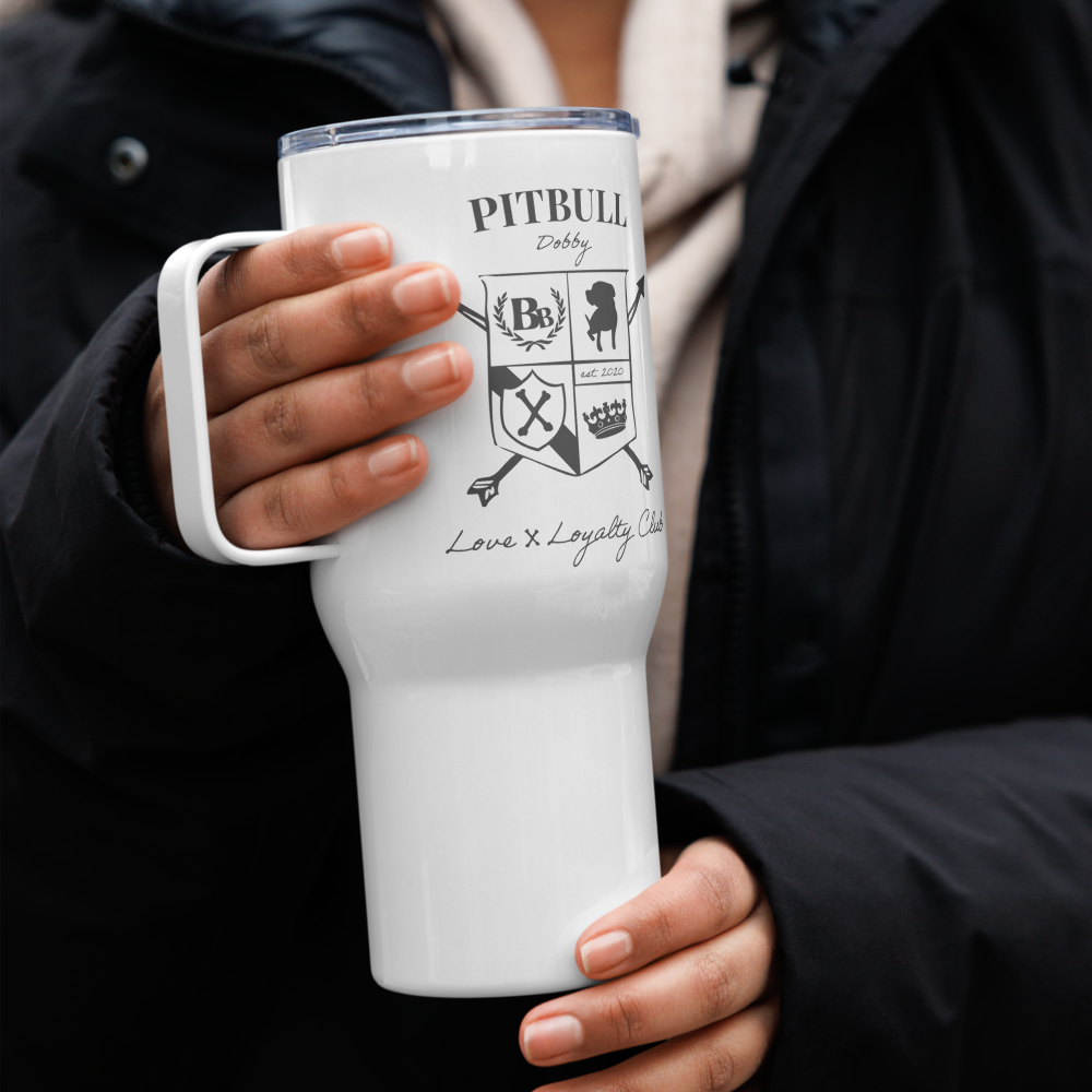 Pitbull Crest Travel Mug - 25oz | 40oz