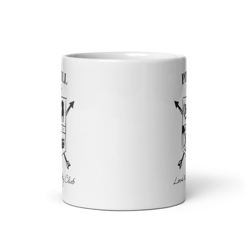 Pitbull Crest Glossy Mug