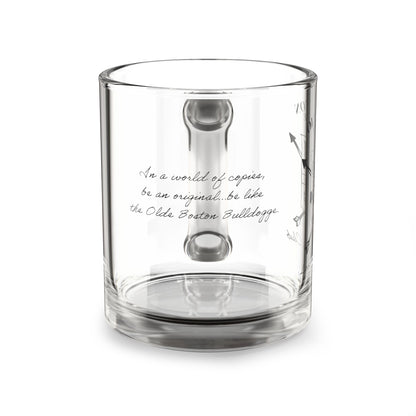 Olde Boston Bulldogge Personalized Glass Mug | 10oz