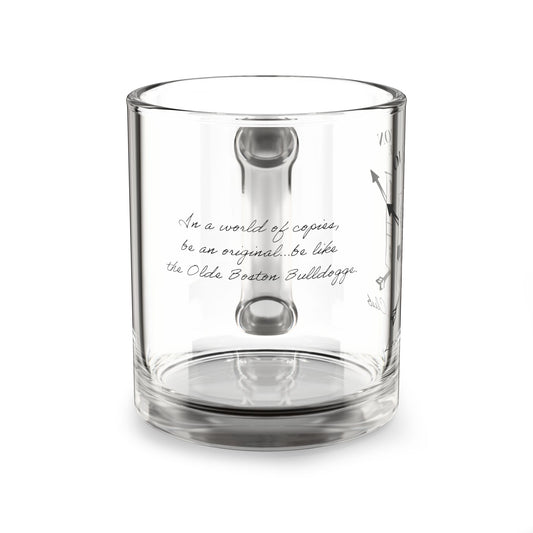 Olde Boston Bulldogge Personalized Glass Mug | 10oz