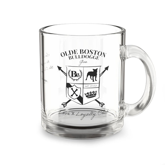 Olde Boston Bulldogge Personalized Glass Mug | 10oz