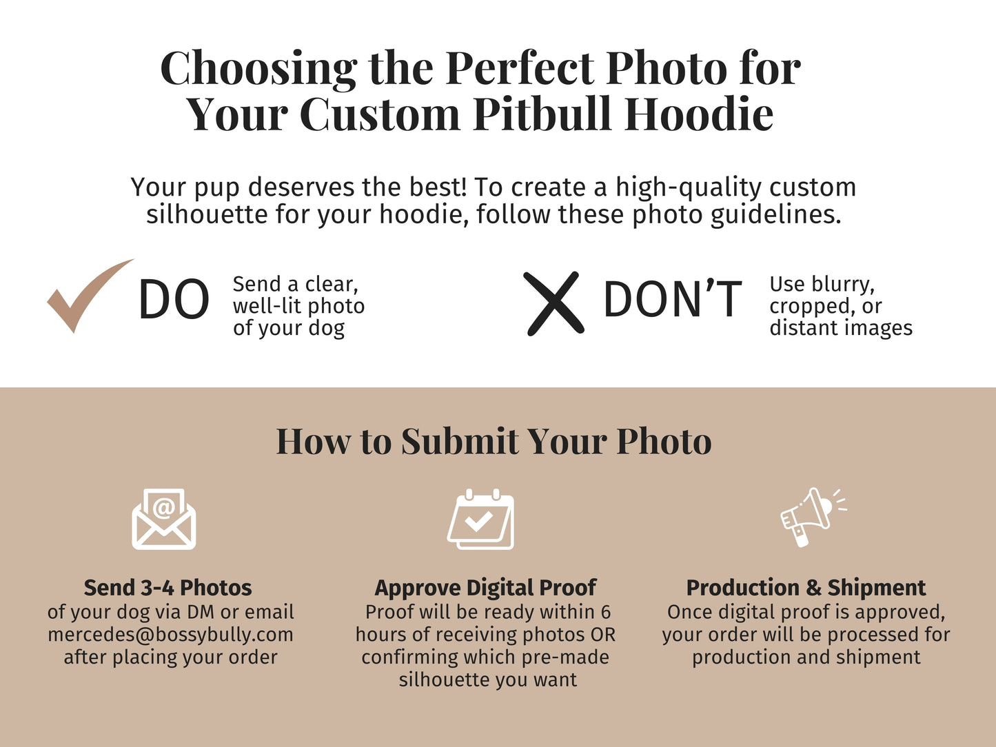 Pitbull Custom Crest Hoodie