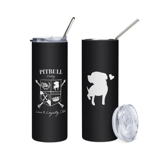 Pitbull Custom Skinny Tumbler – 20oz