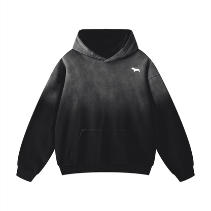 Pocket Bully Crest Sunfade Oversized Hoodie