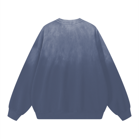 Bossy Bully Monkey Wash Crest Sweatshirt