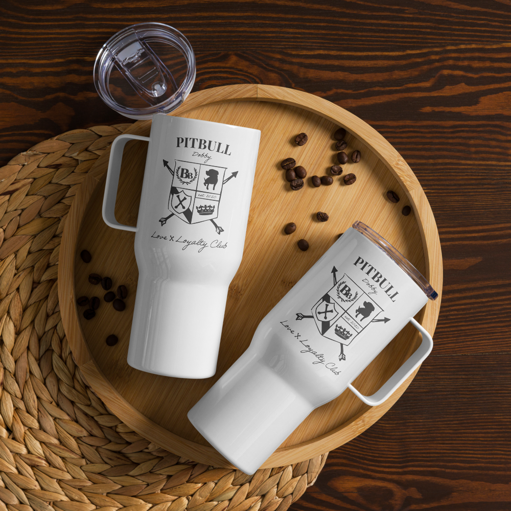 Pitbull Crest Travel Mug - 25oz | 40oz