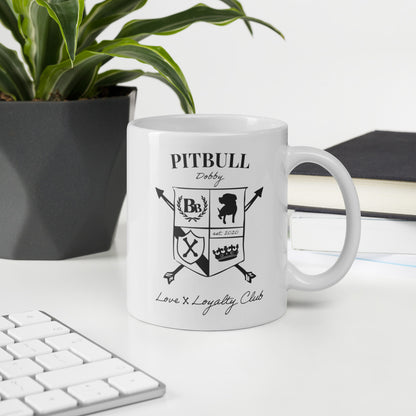 Pitbull Crest Glossy Mug