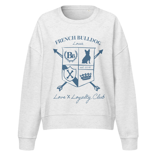 French Bulldog Custom Crest Women’s Sweatshirt