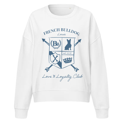 French Bulldog Custom Crest Women’s Sweatshirt